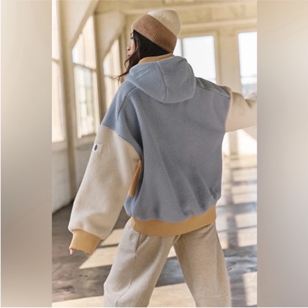 FP Movement by Free People Colorblock Teddy Jacket - Picture 7 of 7